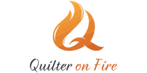 quilter on fire logo